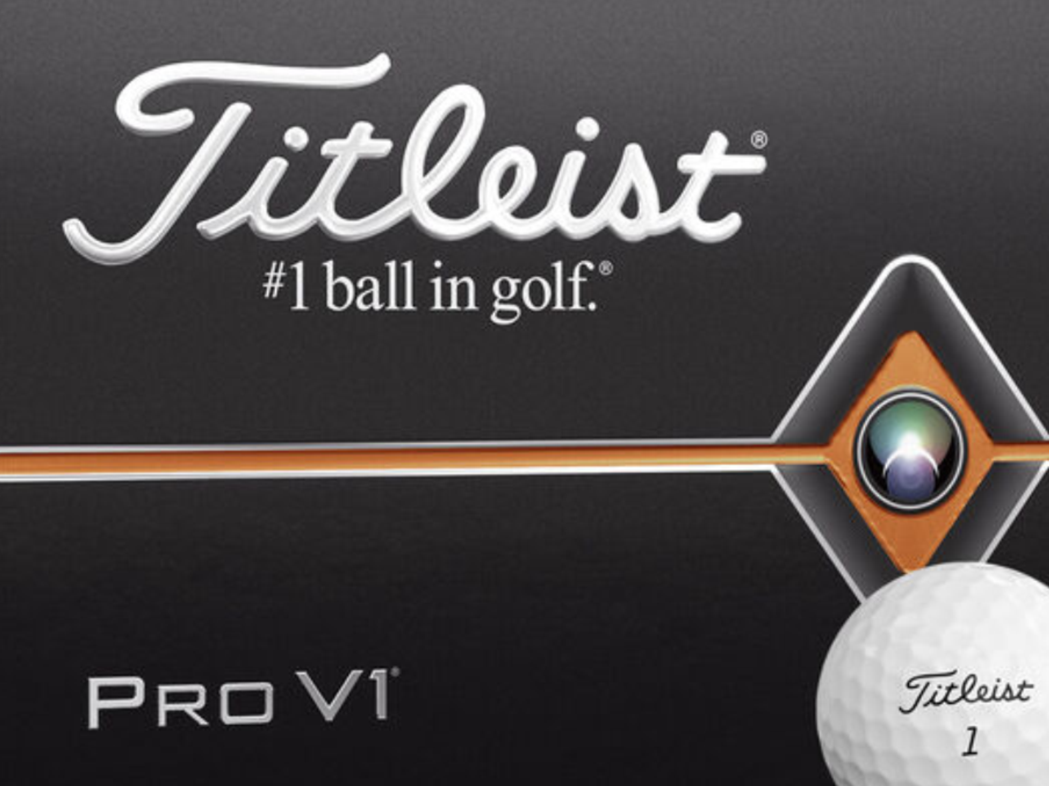 Lakeballs Titleist 48 Titleist Pro V1 2019 Golfbälle – Gelb