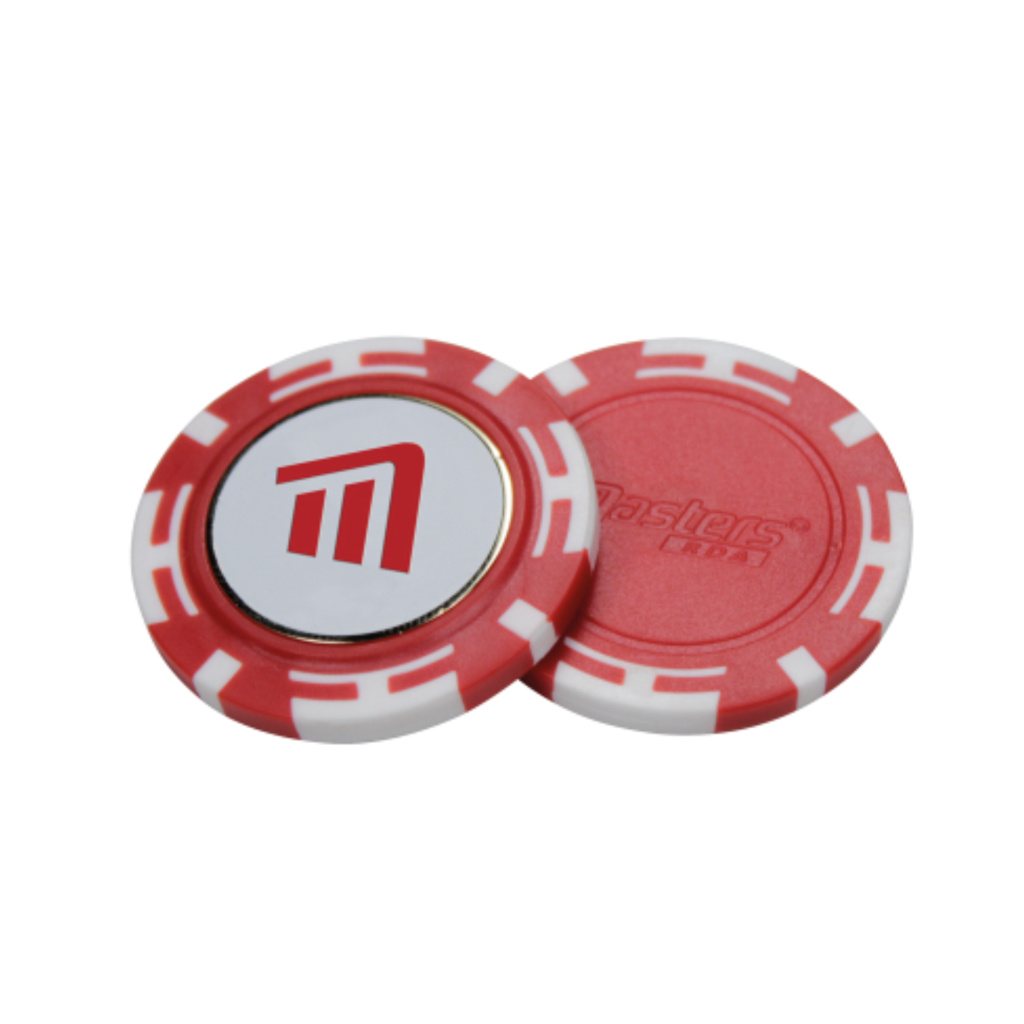 Masters Poker Chip & Ball Marker Black Golf equipment GolfRus