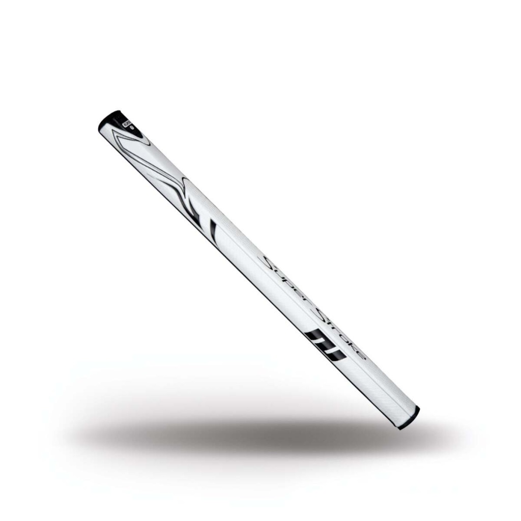 SuperStroke Zenergy Flatso 2.0 Grip de putter de golf, noir/blanc