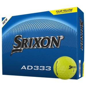 Srixon Ad333 Golf Balls (Pearls) - Yellow