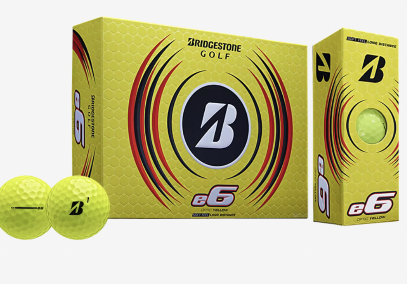 Bridgestone e6 Golf Balls Yellow 1 Dozen - Brand New