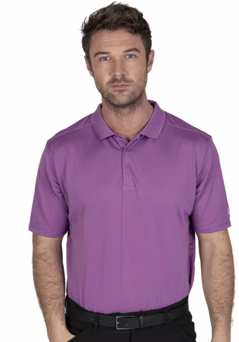 Island Green 2086 Micro Pique Polo Shirt Mulberry Golf equipment