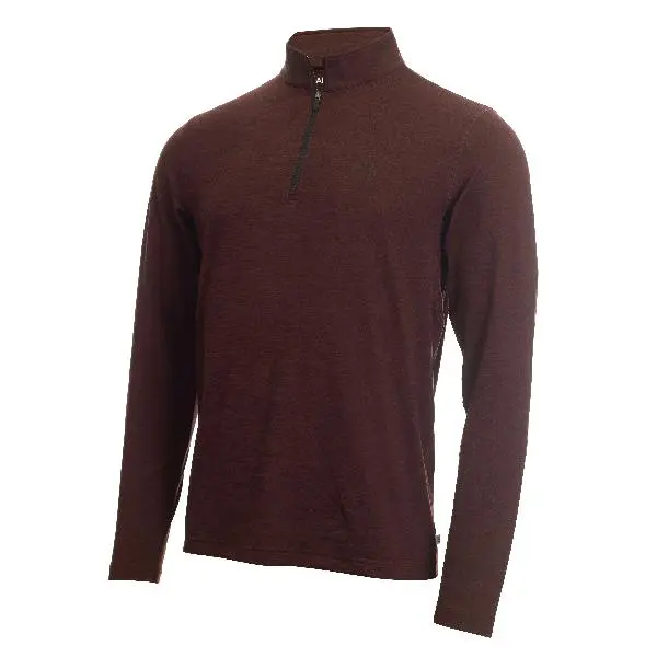 Calvin Klein Newport Half Zip Mid Layer - Blackberry Marl - Image 4