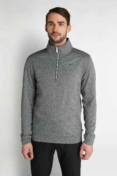 Calvin Klein Newport Half Zip Mid Layer - Silver