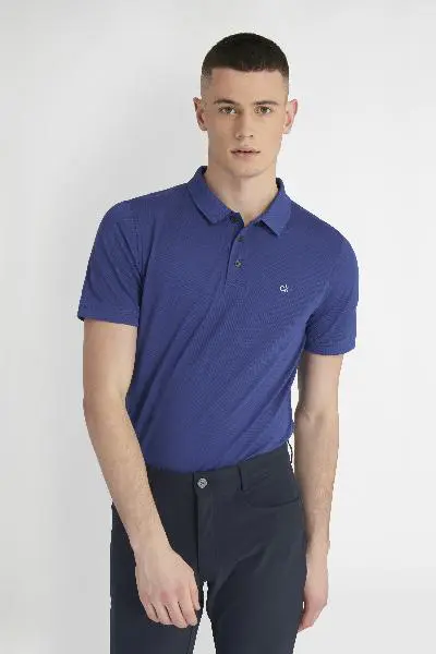 Calvin Klein Planet Polo Shirt - Indigo