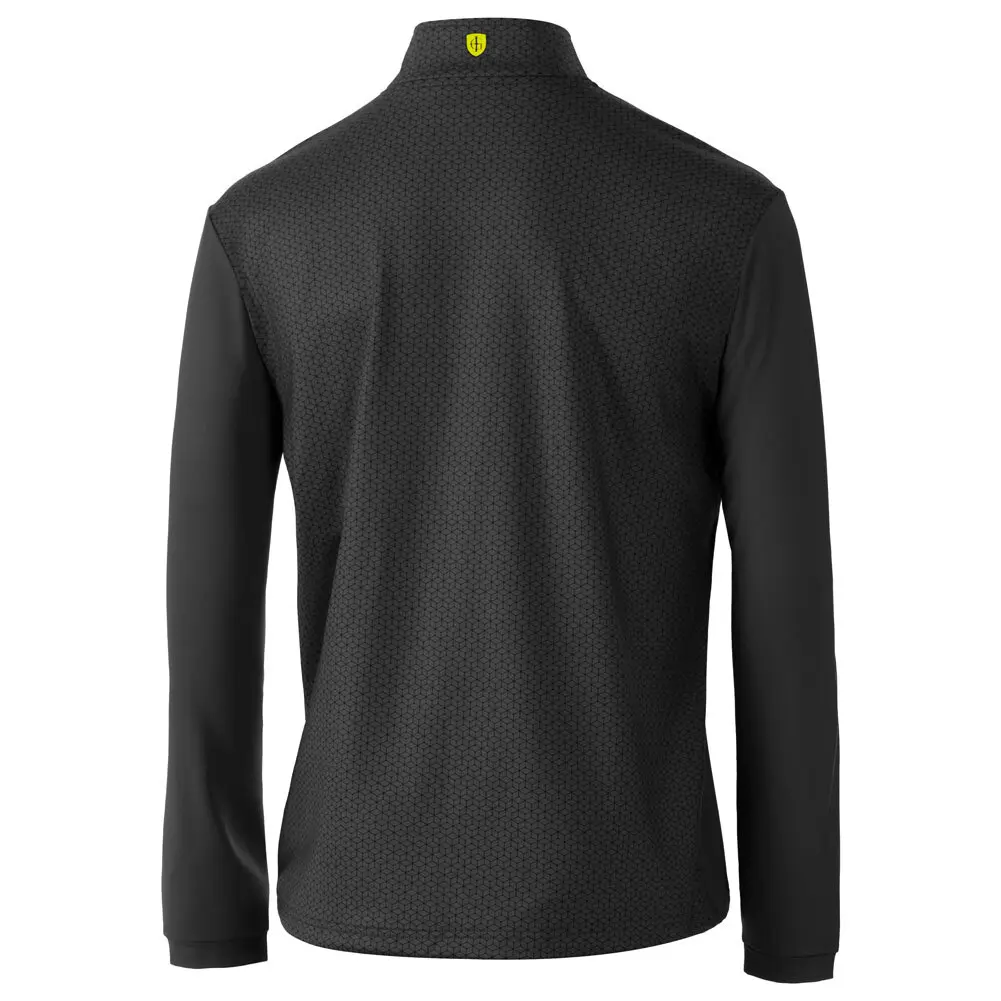 Island Green IGTL2306 Abstract Print Top Layer - Black / Charcoal - Image 3