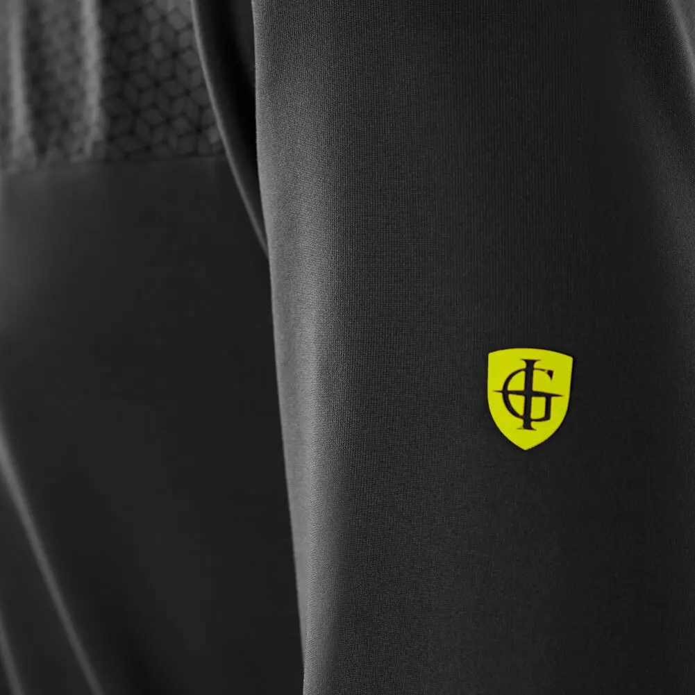 Island Green IGTL2306 Abstract Print Top Layer - Black / Charcoal - Image 4