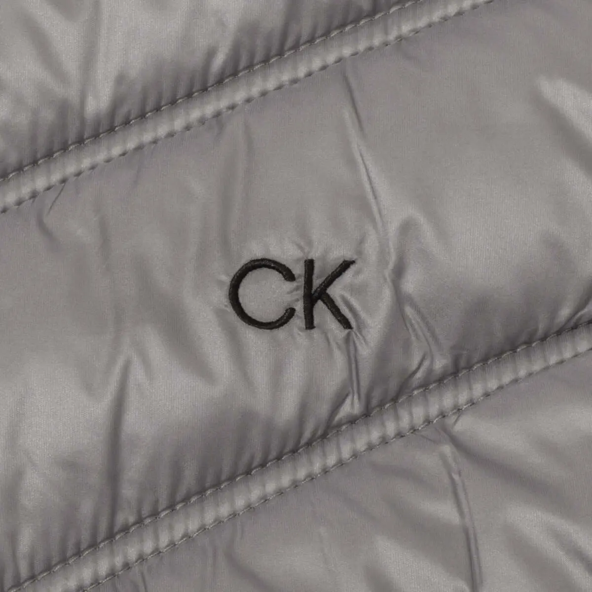 Calvin Klein Frontera Hybrid Gilet - Silver / Black - Image 5